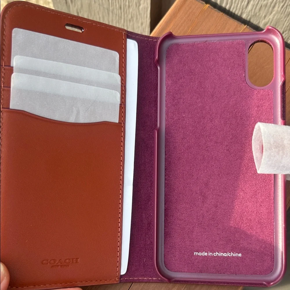 Coach Floral Monogram iPhone XR Case Wallet - Picture 5 of 12